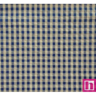 67406 VICHY SEERSUKER WINKER (06) 150 CM. 150 GR/M2. ALG.ORG. 60%-POL.REC. 40% OLIVA/MARINO Venta en piezas de 7.00 M