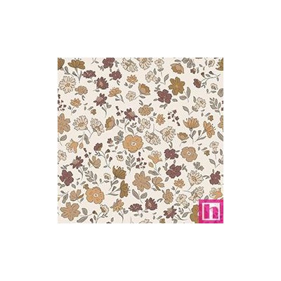 67478 VIYELA ESTAMPADA BEVERLY (01) 1.50 M. 145 GR/M2 - ALGODON 100% BEIG Venta en piezas de 5.00 M