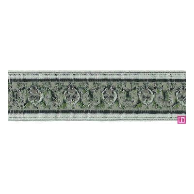 9588-15-3 TAPACOSTURAS JACQUARD VINTAGE 15 MM. POLIESTER - VERDE Venta en piezas de 15.00 M