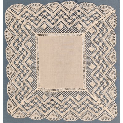983694-104 PAÑUELO ENCAJE ALGODON 100% NATURAL Venta en piezas de 1.00 U
