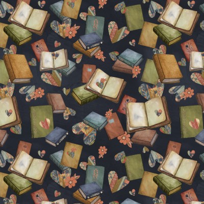 P121-NOVE6394N PATCH. AMERICANO NOVELLA (04) 110 CM. ALGODON 100% NEGRO/MULTI Venta en piezas de 7.00 M