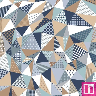 P121-PPAL5848-MU PATCH. AMERICANO POLAR PALS (06) 110 CM. ALGODON 100% BLANCO/AZUL Venta en piezas de 7.00 M