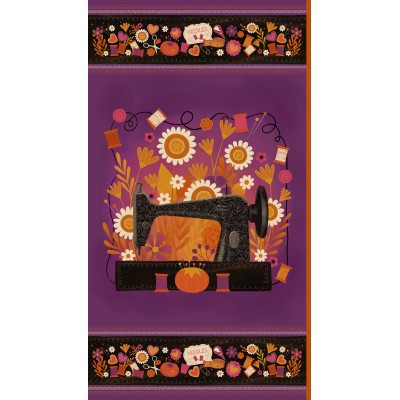 P121-SSEA6352PA PATCH. AMERICANO SEWING SEASON (05) PANEL 60X110 CM. ALGODON 100% FRAMBUESA Venta en piezas de 4.55 M