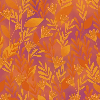 P121-SSEA6355OC PATCH. AMERICANO SEWING SEASON (09) 110 CM. ALGODON 100% NARANJA Venta en piezas de 7.00 M