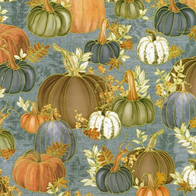 P135-AWHDM-23916-68 PATCH. AMERICANO HELLO FALL (19) 110 CM. ALGODON 100% AZUL Venta en piezas de 7.00 M