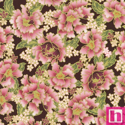 P135-SRKDM-23505-24 PATCH. AMERICANO IMPERIAL COLLECTION - GRACEFUL GRANES (21) 110 CM. ALGODON 100% ROSA/METALLIC Venta en piez