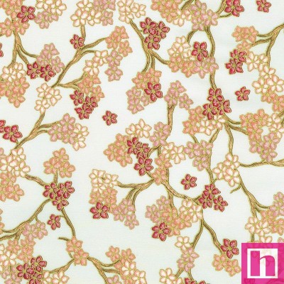 P135-SRKDM-23511-84 PATCH. AMERICANO IMPERIAL COLLECTION - GRACEFUL GRANES (09) 110 CM. ALGODON 100% CREMA/ROSA/METALLIC Venta e