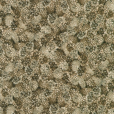 P137-SRKM-23704-160 PATCH. AMERICANO HOLIDAY FLOURISH - FOREST GLEN (56) 110 CM. ALGODON 100% TAUPE/PLATA METALLIC Venta en piez
