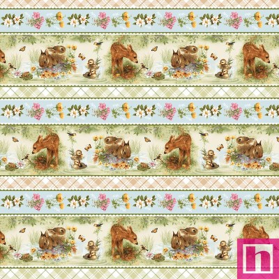 P140-1660-66 PATCH. AMERICANO YOUNG OF THE YEAR (08) 110 CM. ALGODON 100% MULTI Venta en piezas de 6.80 M