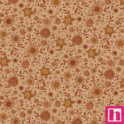 P140-3292-33 PATCH. AMERICANO OAK AND MAPLE (16) 110 CM. ALGODON 100% BRONCE Venta en piezas de 7.00 M