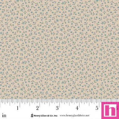 P140-3501-37 PATCH. AMERICANO SIMPLY CHARMING (26) 110 CM. ALGODON 100% BEIG/AZUL Venta en piezas de 7.00 M