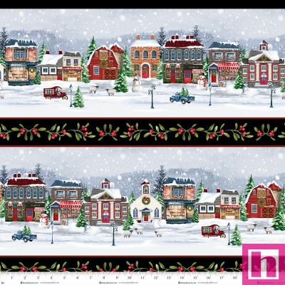 P140-3523-99 PATCH. AMERICANO HOLLYVILLE MANOR (16) 110 CM. ALGODON 100% MULTI Venta en piezas de 7.00 M