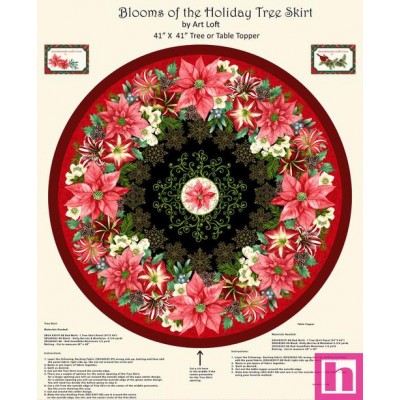 P140-8391P-88 PATCH. AMERICANO BLOOMS OF THE HOLIDAY (05) PANEL 135X110 CM.(105X105) ALGODON 100% MULTI Venta en piezas de 7.00 