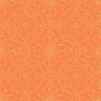 P17-MAS10308-O PATCH. AMERICANO FANCY FRUIT (10) 110 CM. ALGODON 100% NARANJA Venta en piezas de 7.00 M