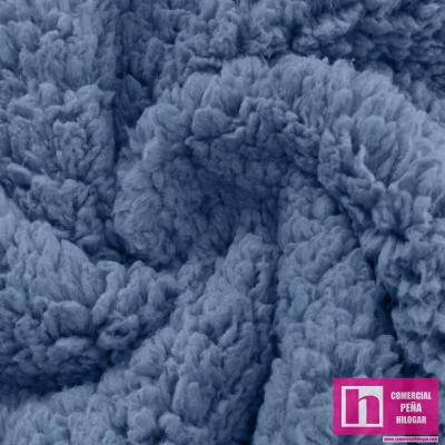 P69-4817-401 BORREGUITO DOLLS (04) 150 CM. 230 GR/M2. POLIESTER 100% AZUL Venta en piezas de 6.00 M