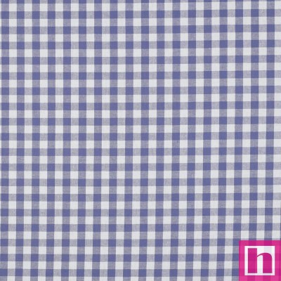 P94-3087-52 TEJIDO NORA (59) VICHY 10 MM. 1.45 M. - 110 GR/M2- ALGODON 100% LAVANDA Venta en piezas de 5.00 M