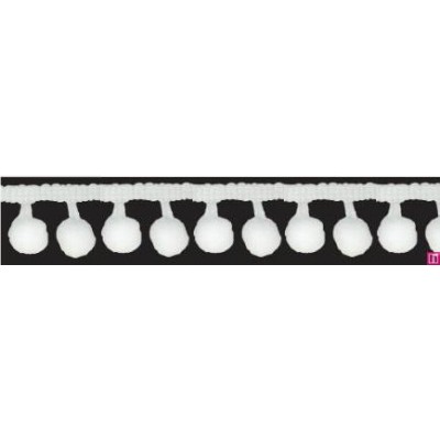 33571 MADROÑO PEQUEÑO POLIESTER 100% BLANCO-001 Venta en piezas de 25.00 M