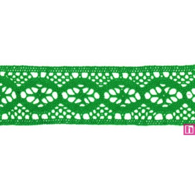 51623 KENTIA ENTREDOS BOLILLO ACRILICO 100%  VERDE Venta en piezas de 33.00 M