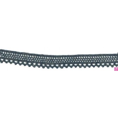 54021 ANSCARI REMATE BOLILLO 15 MM. POLIESTER 50%-LINO 50% MARINO Venta en piezas de 30.00 M