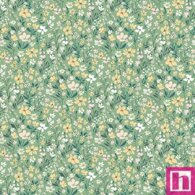 67477 VIYELA ESTAMPADA AMICE (02) 1.50 M. 145 GR/M2 - ALGODON 100% AGUA Venta en piezas de 5.00 M