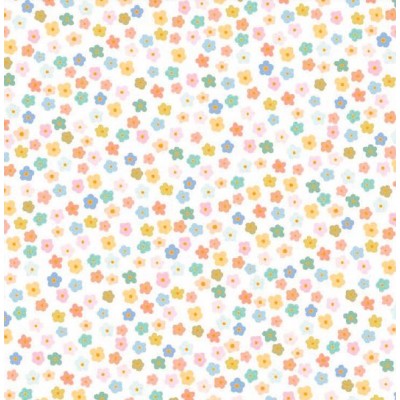 67953 PIQUE ESTAMPADO ARTEMIS (02) 1.50 M. 140 GR/M2. ALGODON 100% BLANCO/MULTI Venta en piezas de 6.00 M