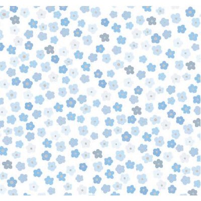 67954 PIQUE ESTAMPADO ARTEMIS (03) 1.50 M. 140 GR/M2. ALGODON 100% BLANCO/CELESTE Venta en piezas de 6.00 M