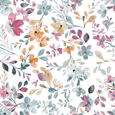 68011 LONETA ESTAMPADA ANTIMANCHAS MARRAKETCH (01) 1.55 M. 240 GR/M2 - POLIESTER 100% BLANCO Venta en piezas de 6.00 M