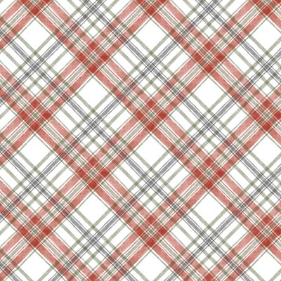 P121-WWHI6207WMU PATCH. AMERICANO WOODLAND WHISPERS (17) 110 CM. ALGODON 100% BLANCO/ROJO Venta en piezas de 7.00 M