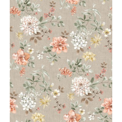 68009 LONETA ESTAMPADA ANTIMANCHAS PRAGA (01) 1.55 M. 240 GR/M2 - POLIESTER 100% LINO Venta en piezas de 6.00 M