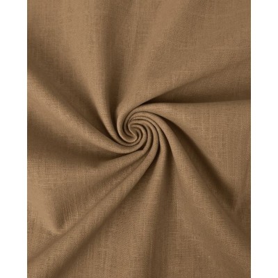 P69-6080-654 SEMIHILO RAMIA (05) 1.35 M. 240 GR/M2. ALGODON 70%-LINO 30% CAFE Venta en piezas de 12.00 M