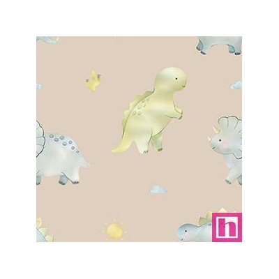 67465 TEJIDO ESTAMPADO LILY (02) 1.40 M. 110 GR/M2. ALGODON 100% BEIG Venta en piezas de 10.00 M