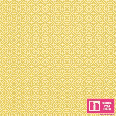 P121-WHIM-4413-Y PATCH. AMERICANO WHIMSY (12)  110 CM. ALGODON 100% AMARILLO Venta en piezas de 4.50 M