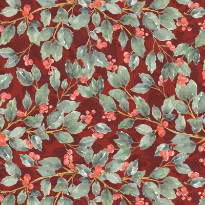 P121-WWHI6204DR PATCH. AMERICANO WOODLAND WHISPERS (11) 110 CM. ALGODON 100% ROJO Venta en piezas de 7.00 M