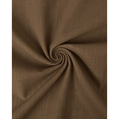 P69-6080-1658 SEMIHILO RAMIA (06) 1.35 M. 240 GR/M2. ALGODON 70%-LINO 30% CHOCOLATE Venta en piezas de 12.00 M
