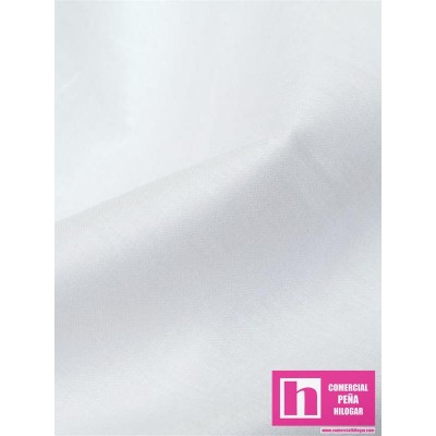 03079 POLIESTER-ALGODON BP LISO 2.80 MTS. POL.50%-ALG.50% BLANCO (AL LOMO) Venta en piezas de 25.00 M