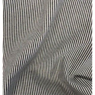 68003 TRAMADO RAYAS RAYCOB (03) 1.45 M. 135 GR/M2. ALGODON 100% NEGRO Venta en piezas de 10.00 M