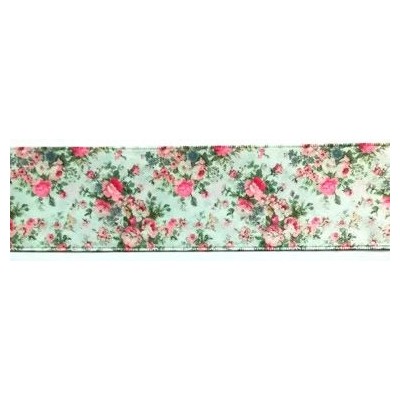 941317-40-2 CINTA ESTAMPADA DOBLE CARA KAILE 40 MM. POLIESTER 100% MENTA Venta en piezas de 22.80 M