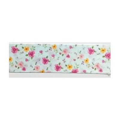 941317-40-3 CINTA ESTAMPADA DOBLE CARA KAILE 40 MM. POLIESTER 100% CIELO Venta en piezas de 22.80 M