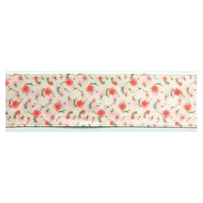 941317-40-6 CINTA ESTAMPADA DOBLE CARA KAILE 40 MM. POLIESTER 100% SALMON Venta en piezas de 22.80 M