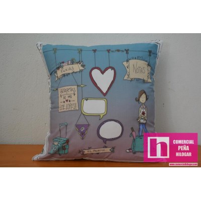 983071 ALTILLO DE LOS DUENDES COJIN 40X40 ALGODON 100% SURTIDO Venta en piezas de 2.00 U