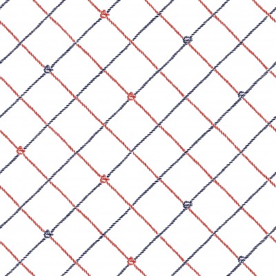 P17-MAS11104-WZ PATCH. AMERICANO REGATTA DAYS (08) 110 CM. ALGODON 100% BLANCO Venta en piezas de 7.00 M