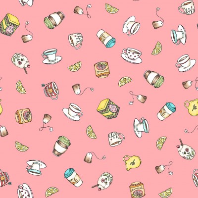 P17-MAS11224-P PATCH. AMERICANO DESSERT FIRST (18) 110 CM. ALGODON 100% ROSA Venta en piezas de 7.00 M