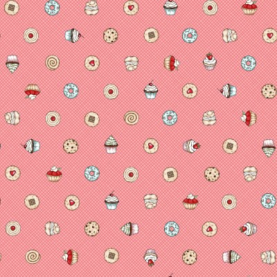 P17-MAS11226-P PATCH. AMERICANO DESSERT FIRST (20) 110 CM. ALGODON 100% ROSA Venta en piezas de 7.00 M