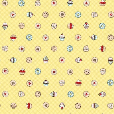 P17-MAS11226-S PATCH. AMERICANO DESSERT FIRST (19) 110 CM. ALGODON 100% VAINILLA Venta en piezas de 7.00 M