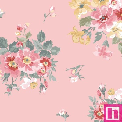 P17-MASF10991-P PATCH. AMERICANO LA FLEUR FLANNEL (11) 110 CM. FRANELA ALGODON 100% ROSA Venta en piezas de 5.50 M