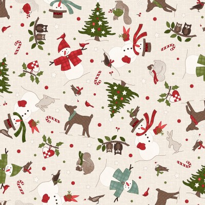 P17-MASF11162-E PATCH. AMERICANO SNOWTOP MOUNTAIN FLANNEL (10) 110 CM. FRANELA ALGODON 100% CREMA Venta en piezas de 5.50 M