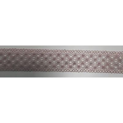 2022-W4 ENTREDOS BOLILLO BENNY 30 MM. ALGODON 100% MAQUILLAJE Venta en piezas de 30.00 M