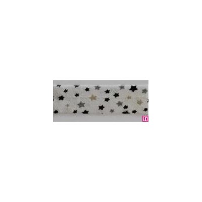 3365-18-04 BIES PERFILADO BELMIRO-ESTRELLA 18 MM. POLIESTER 70%-ALGODON 30% BLANCO/MARINO/GRIS Venta en piezas de 25.00 M