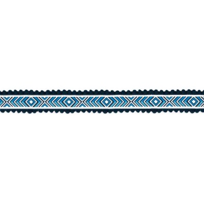 342413-0007 CINTA MADROÑO FANTASIA 25 MM. POLIESTER 100% MARINO Venta en piezas de 10.00 M