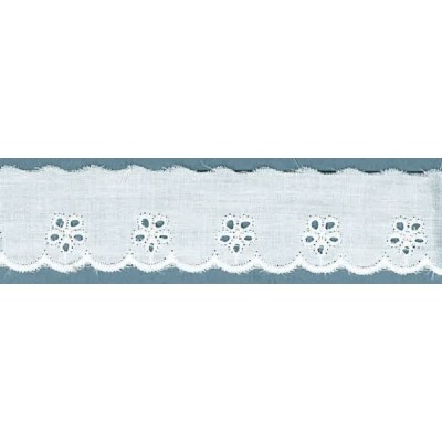 43812 TIRA BATISTA AYARA POLIESTER 60%-ALGODON 40% BLANCO Venta en piezas de 13.80 M